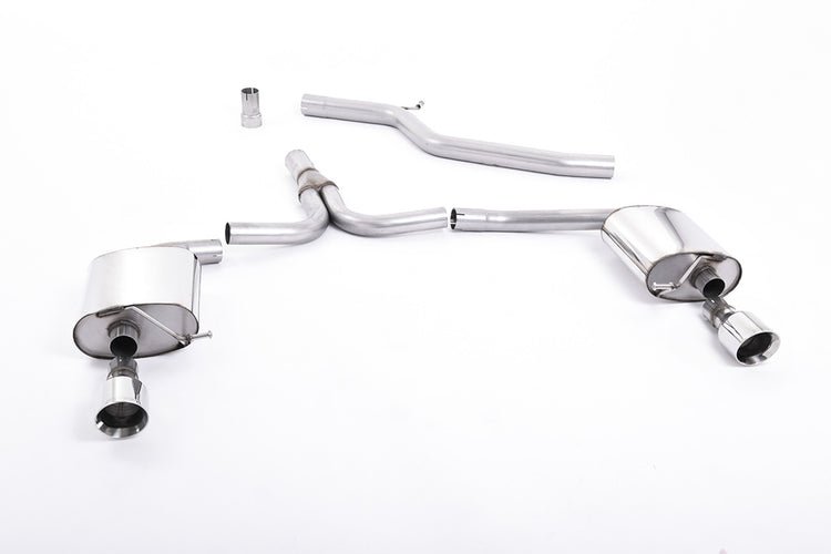 Milltek Cat-Back Exhaust for Audi A4 (B8) 2.0 TDI B8 140PS/177PS - Wayside Performance 