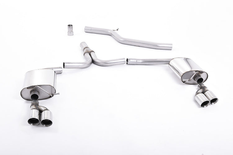 Milltek Cat-Back Exhaust for Audi A4 (B8) 2.0 TDI B8 140PS/177PS - Wayside Performance 