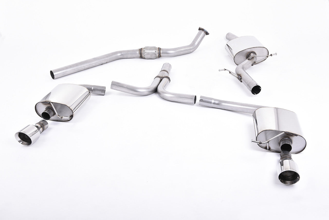 Milltek Exhaust for Audi A5 2.0TFSI - Coupe - S-Tronic Only - Wayside Performance 