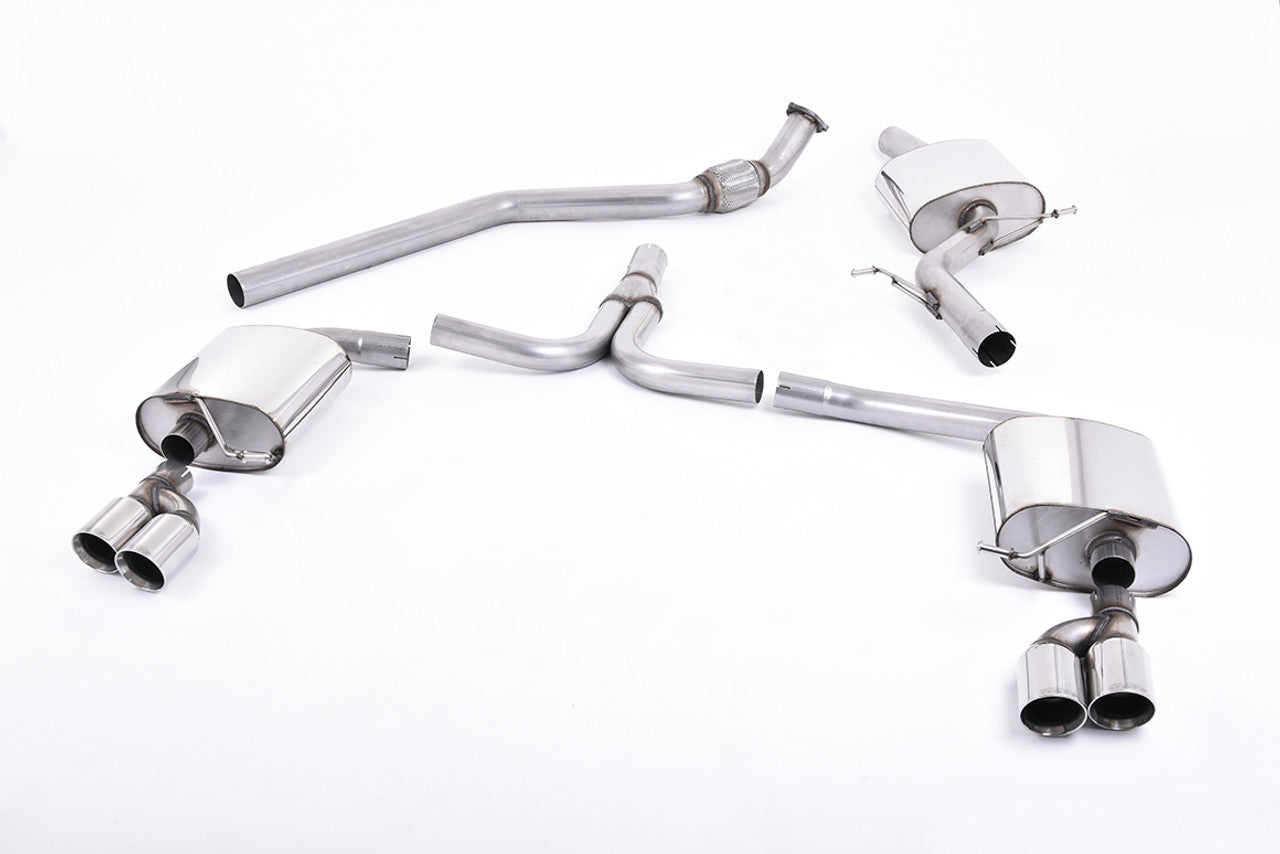 Milltek Exhaust for Audi A5 2.0TFSI - Coupe - S-Tronic Only - Wayside Performance 