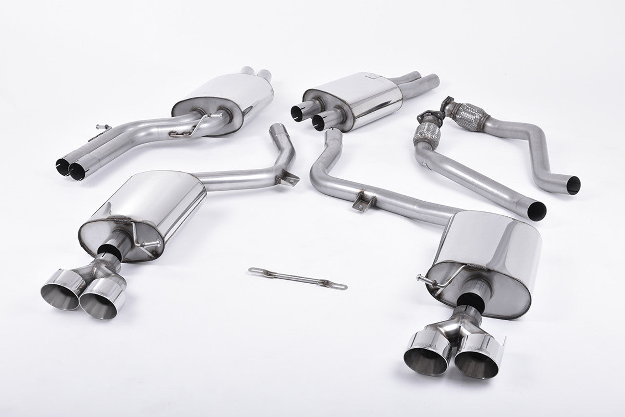 Milltek Cat-Back System - Audi S5 (B9) 3.0T Coupe/Cab (Non-Sport Diff Vehicles) - Wayside Performance 