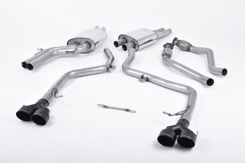 Milltek Cat-Back System - Audi S5 (B9) 3.0T Coupe/Cab (Non-Sport Diff Vehicles) - Wayside Performance 