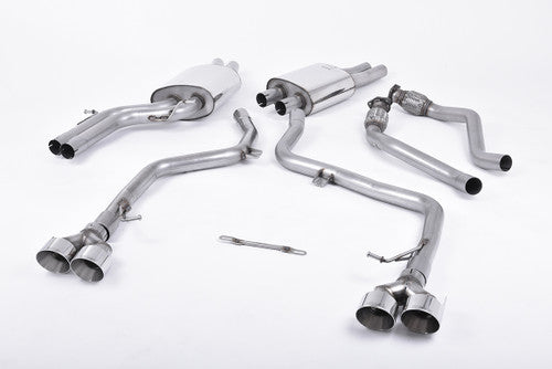 Milltek Cat-Back Exhaust - Audi S4 (B8.5) - Wayside Performance 