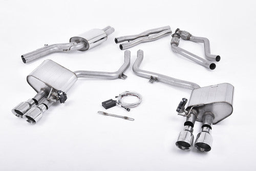 Milltek Cat-Back Exhaust - Audi S4 (B8.5) - Wayside Performance 