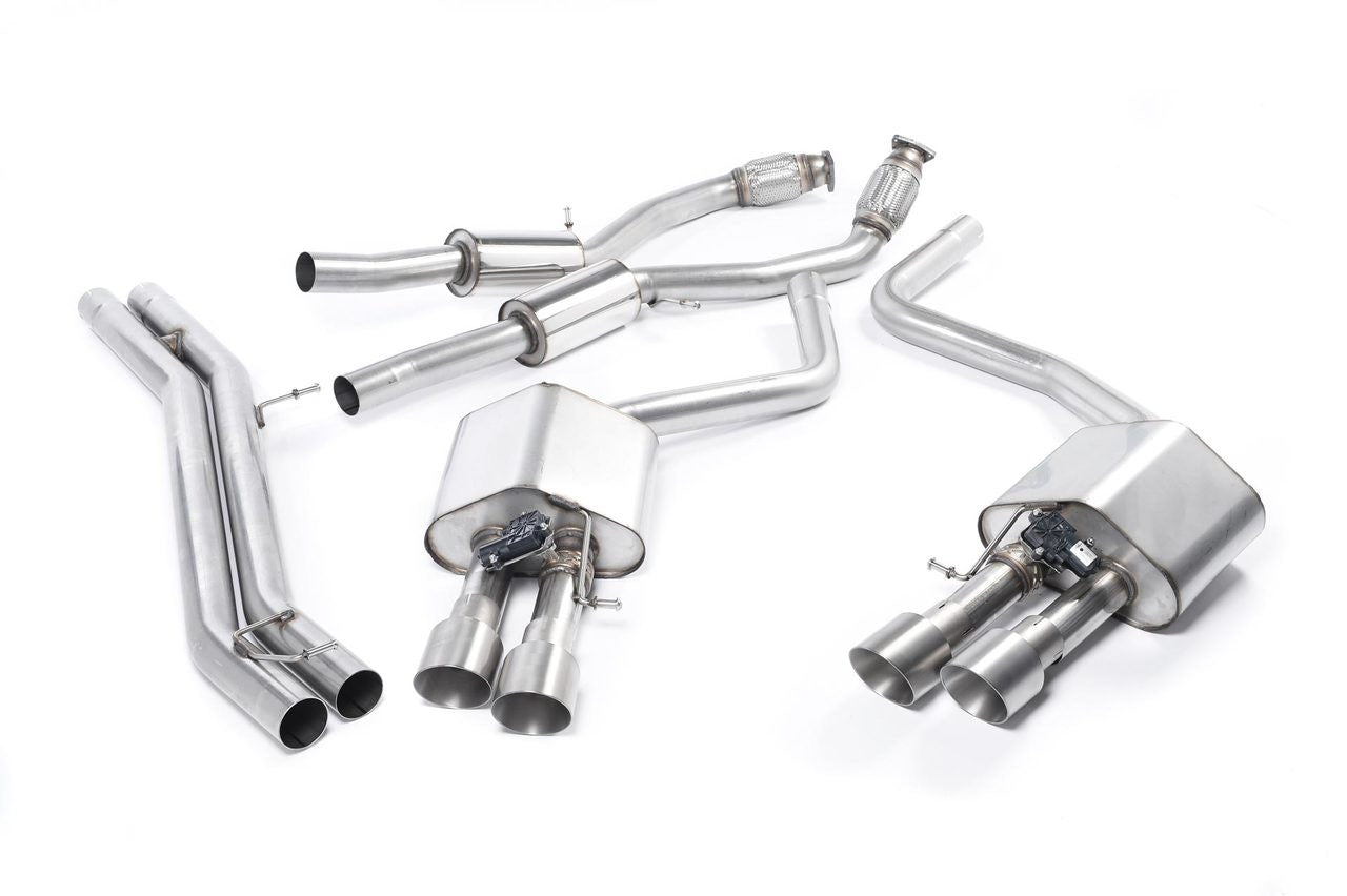 Milltek Cat-Back System - Audi S8 4.0TFSI Quattro - Wayside Performance 