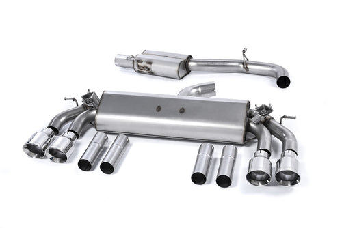 Milltek Cat-Back Exhaust - Audi S3 (8V) - Saloon/Cabriolet - Wayside Performance 