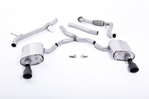 Milltek Cat-Back Exhaust for Audi A4 (B9) 2.0 TFSI Quattro - Wayside Performance 