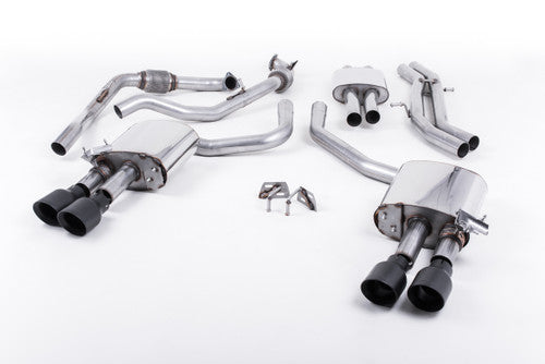 Milltek Cat-Back Exhaust - S4 (B9) - Non-Sport Diff Cars - Wayside Performance 