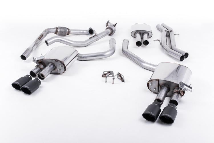 Milltek Cat-Back Exhaust - S4 (B9) - Non-Sport Diff Cars - Wayside Performance 