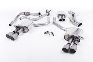 Milltek Cat-Back Exhaust - S4 (B9) - Sport Diff Cars Only - Wayside Performance 