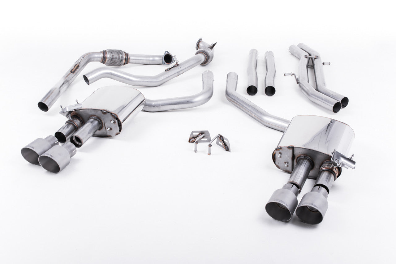 Milltek Cat-Back System - Audi S5 (B9) 3.0T Sportback (Sport Diff Vehicles Only) - Wayside Performance 