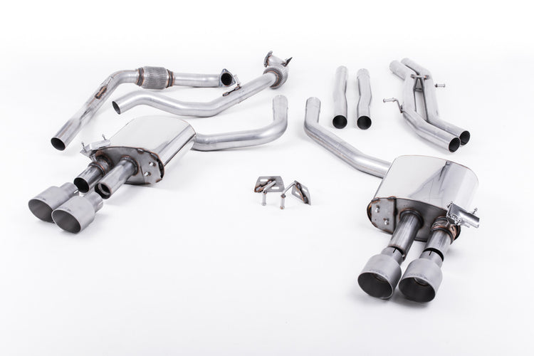 Milltek Cat-Back System - Audi S5 (B9) 3.0T Sportback (Sport Diff Vehicles Only) - Wayside Performance 