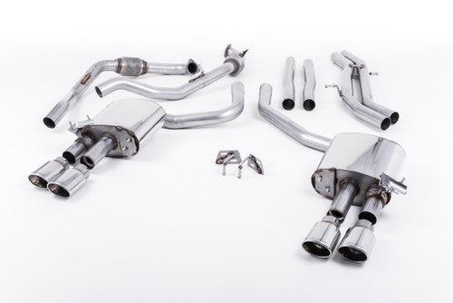 Milltek Cat-Back System - Audi S5 (B9) 3.0T Sportback (Sport Diff Vehicles Only) - Wayside Performance 