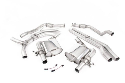 Milltek Catback Exhaust System - RS5 B9 without OPF/GPF - Wayside Performance 