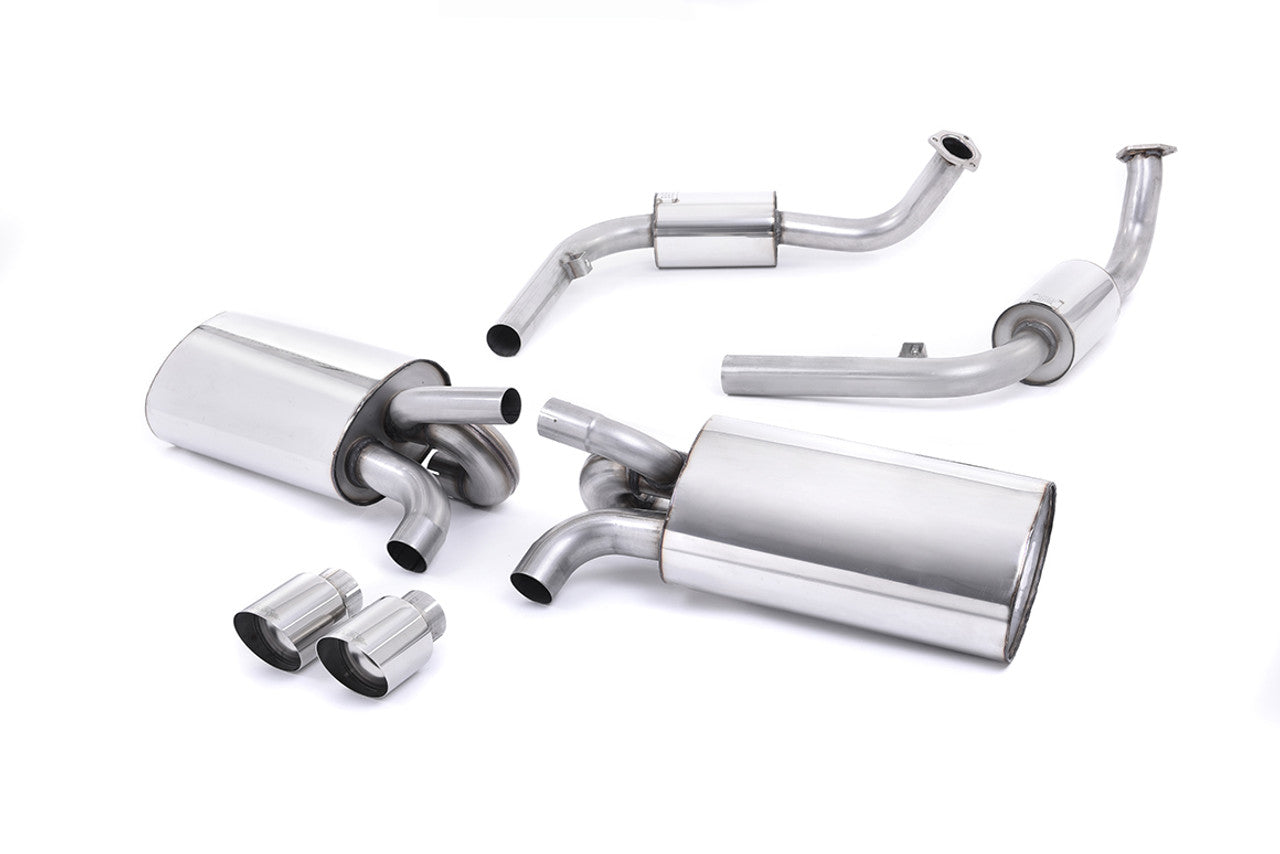 Milltek Cat-back Exhaust - Resonated (quieter) - Cayman - S 3.4 987 Gen2 - 2009-2013 - SSXPO114_1 - Wayside Performance 