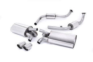Milltek Cat-back Exhaust - Polished Tips. Exc. Rear Catalysts - Boxster - S 3.2 987 Gen1 - 2004-2009 - SSXPO120 - Wayside Performance 