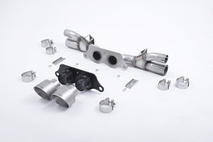 Milltek Cat-back Exhaust - with Titainium GT-100 Trims - 911 - 991.1 GT3 & GT3 RS - 2013-2018 - SSXPO128 - Wayside Performance 
