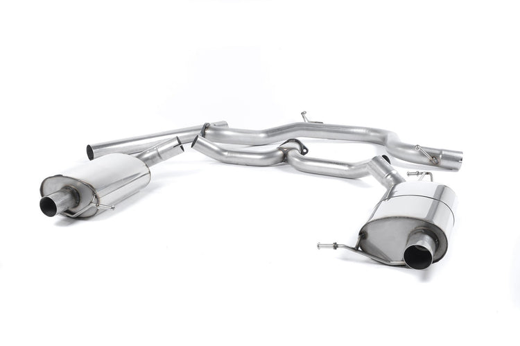 Milltek Non-resonated Uses OE Tips - Octavia - vRS 2.0 TSI 245PS (Face Lift) Hatch & Estate (OPF/GPF Models Only) - Wayside Performance 