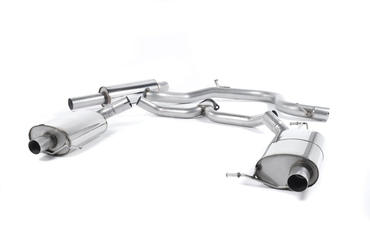 Milltek Cat-back - Road+. Uses OE Tips - Octavia - vRS 2.0 TSI 245PS (Face Lift) Hatch & Estate (OPF/GPF Models Only) - Wayside Performance 