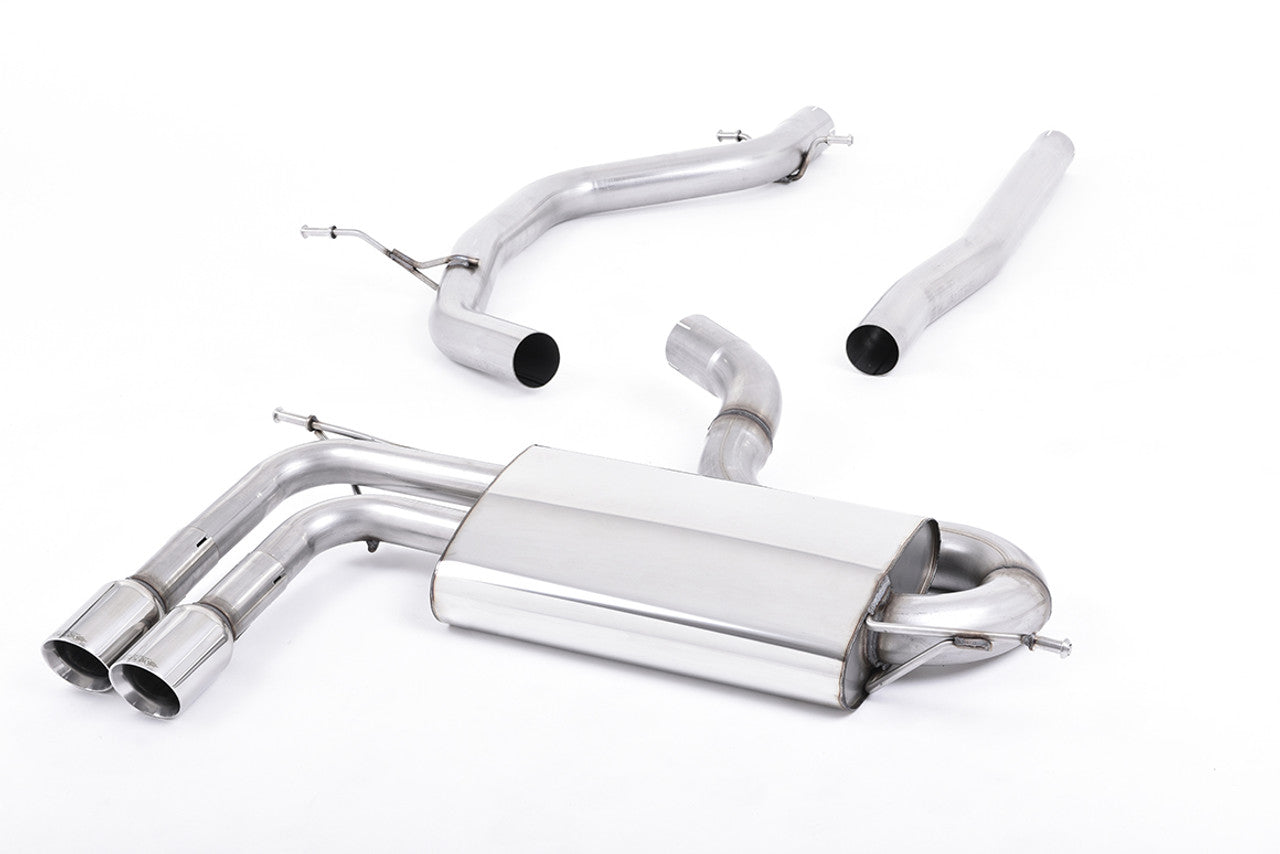Milltek Cat-Back Exhaust for Audi A3 (8P) Sportback 2.0TDI 170 2wd - Wayside Performance 