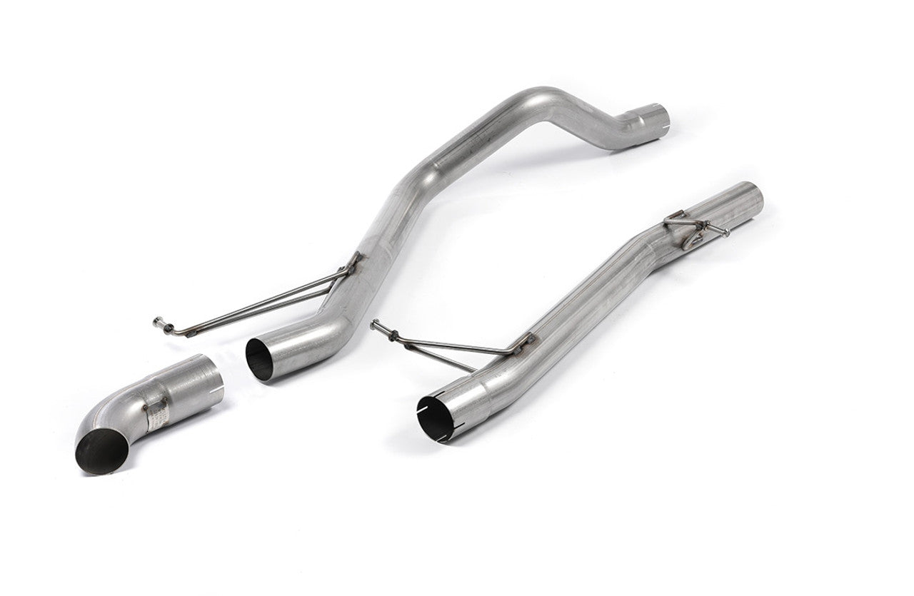 Milltek Cat Back Exhaust System - Transporter T5 and T6 TDI (SWB) - Wayside Performance 