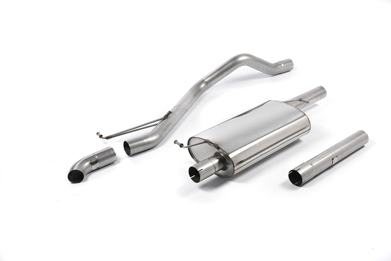 Milltek Cat Back Exhaust System - Transporter T5 and T6 TDI (LWB) - Wayside Performance 