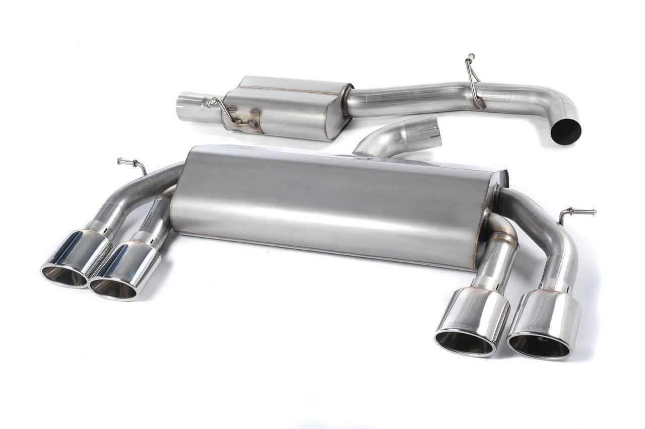Milltek 'Non-Valved' Race Cat-Back Exhaust - VW Golf 'R' Mk7 - Wayside Performance 