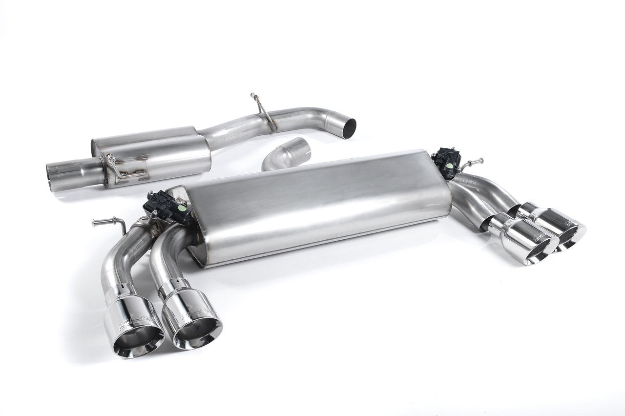 Milltek 'Valved' Cat-Back Exhaust - VW Golf 'R' Mk7 - Wayside Performance 