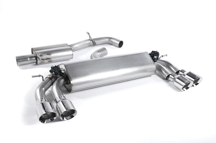 Milltek 'Valved' Cat-Back Exhaust - VW Golf 'R' Mk7 - Wayside Performance 
