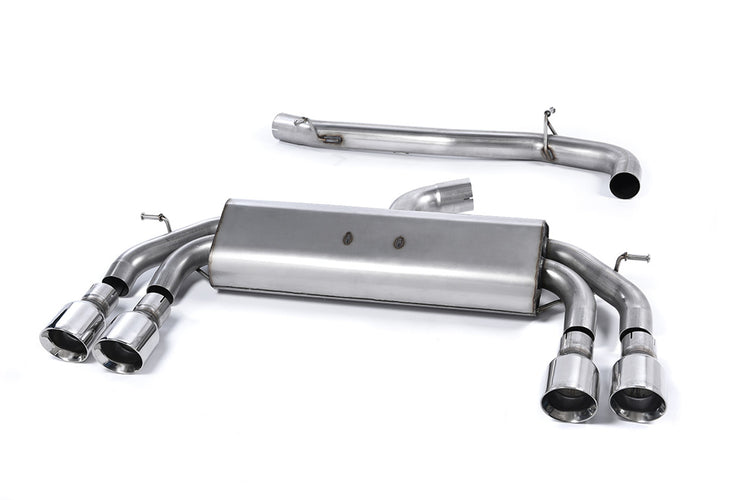 Milltek 'Non-Valved' Race Cat-Back Exhaust - VW Golf 'R' Mk7 - Wayside Performance 
