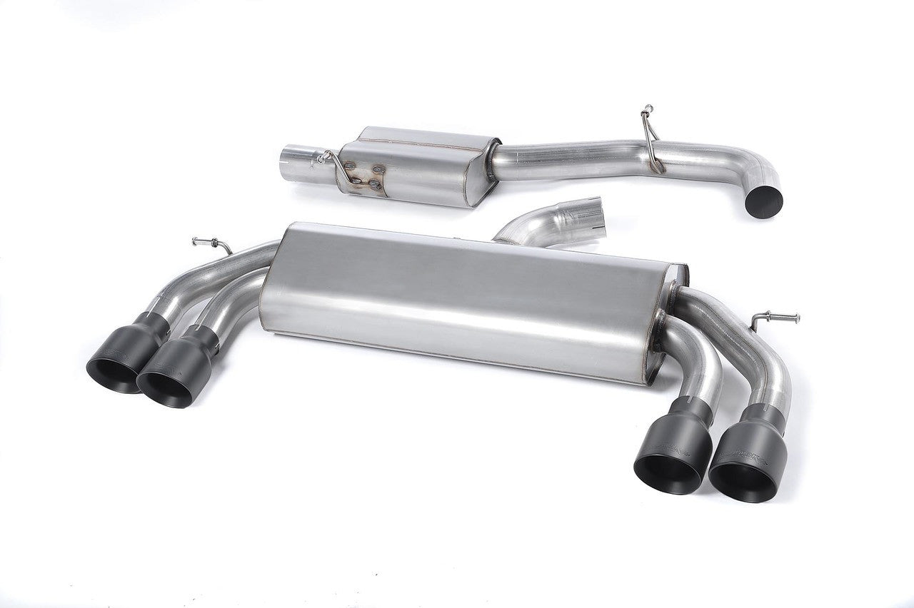 Milltek 'Non-Valved' Race Cat-Back Exhaust - VW Golf 'R' Mk7 - Wayside Performance 