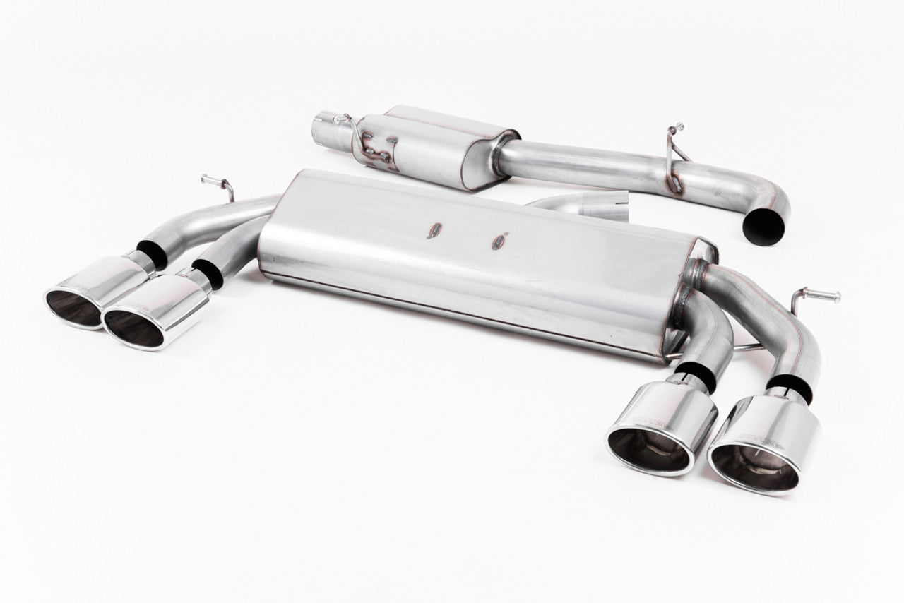 Milltek Cat-Back Exhaust - VW Golf 'R' Mk7.5 none GPF - Wayside Performance 