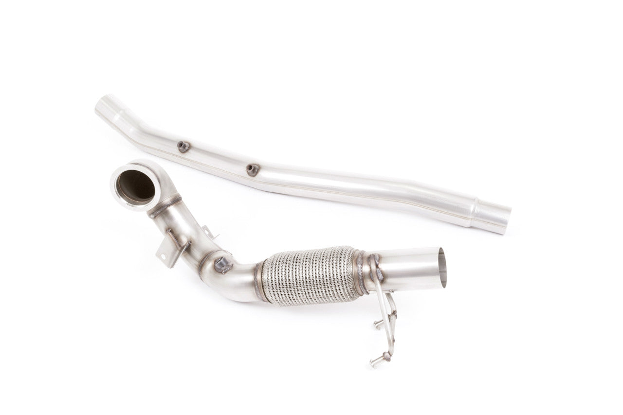 Milltek GPF Delete Downpipe Options - VW Golf 'R' Mk7.5 - Wayside Performance 