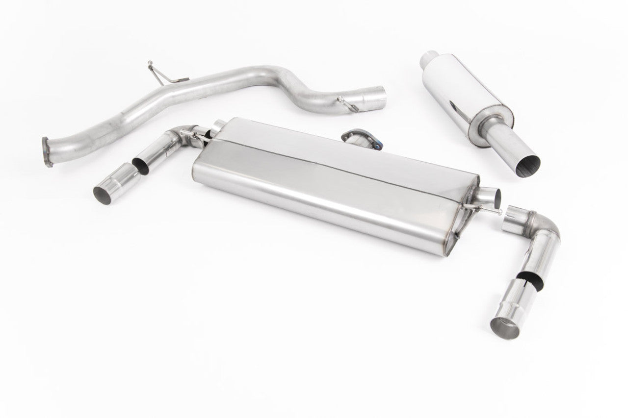 Milltek Catback Exhaust System - Golf MK7.5 GTI TCR & PP with GPF - Wayside Performance 