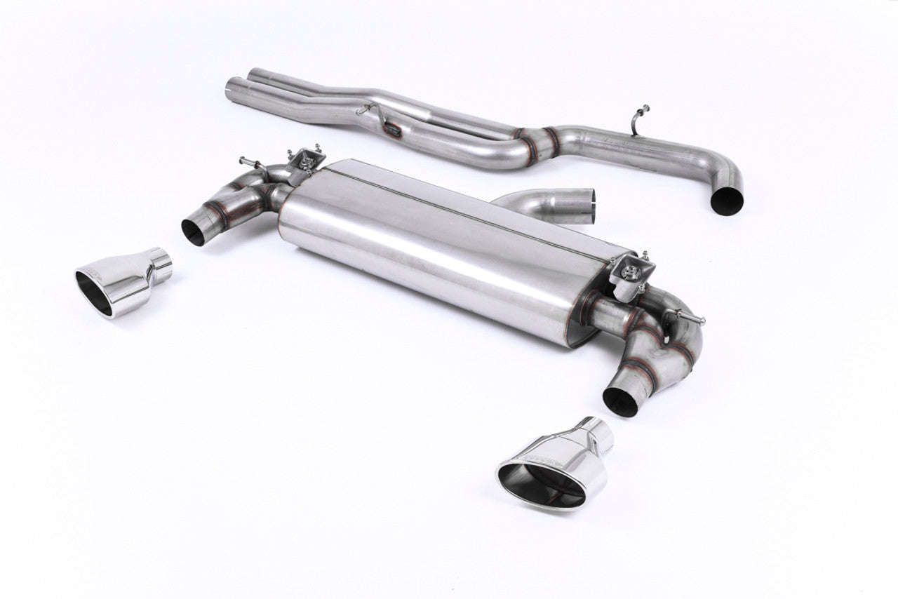 Milltek Cat-back - GPF Back - Polished GT-100 Tips - T-Roc - R 2.0TSI 300ps (with OPF/GPF) - Wayside Performance 