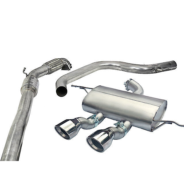 Cobra Sport Seat Leon Cupra R Mk2 1P 2.0 T FSI (10-12) Turbo Back Performance Exhaust - Wayside Performance 