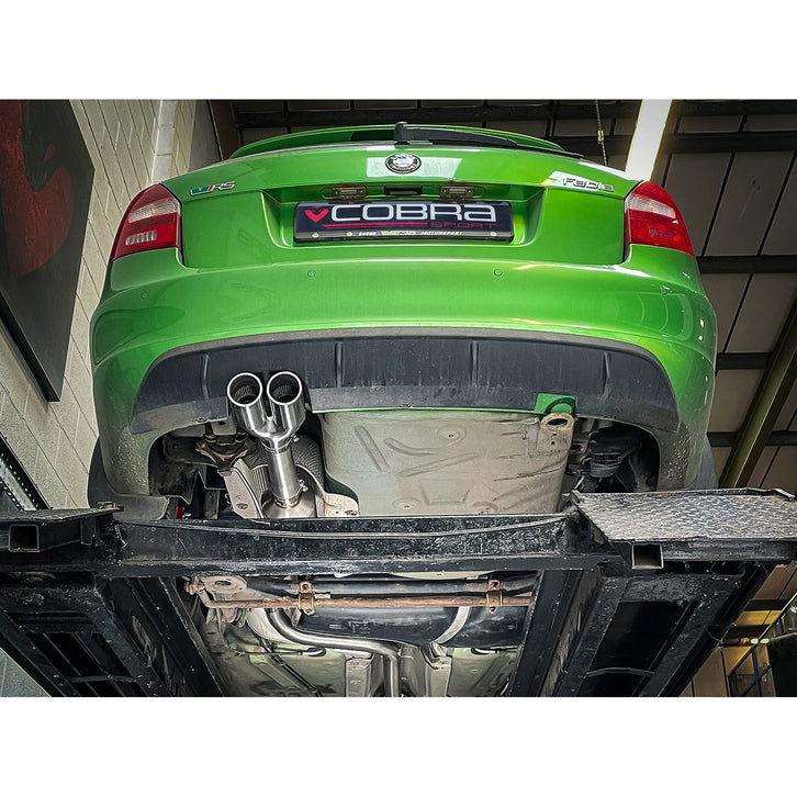 Cobra Sport Skoda Fabia VRS 1.4 TSI Estate (10-14) Cat Back Performance Exhaust - Wayside Performance 