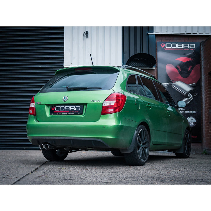 Cobra Sport Skoda Fabia VRS 1.4 TSI Estate (10-14) Cat Back Performance Exhaust - Wayside Performance 