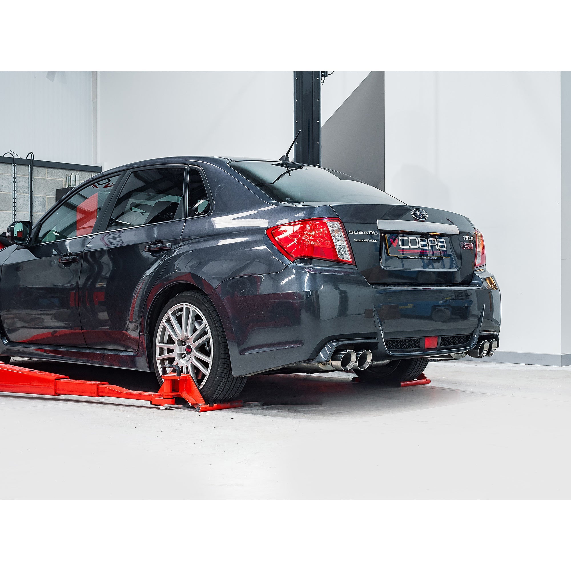 Cobra Sport Subaru WRX STI 2.5 Saloon (10-13) Turbo Back Performance Exhaust - Wayside Performance 