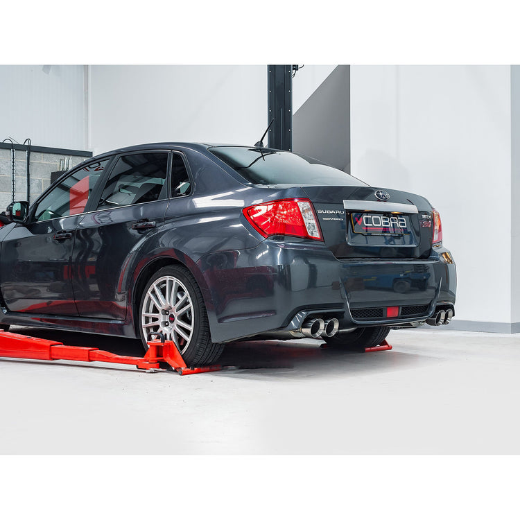 Cobra Sport Subaru WRX STI 2.5 Saloon (10-13) Turbo Back Performance Exhaust - Wayside Performance 