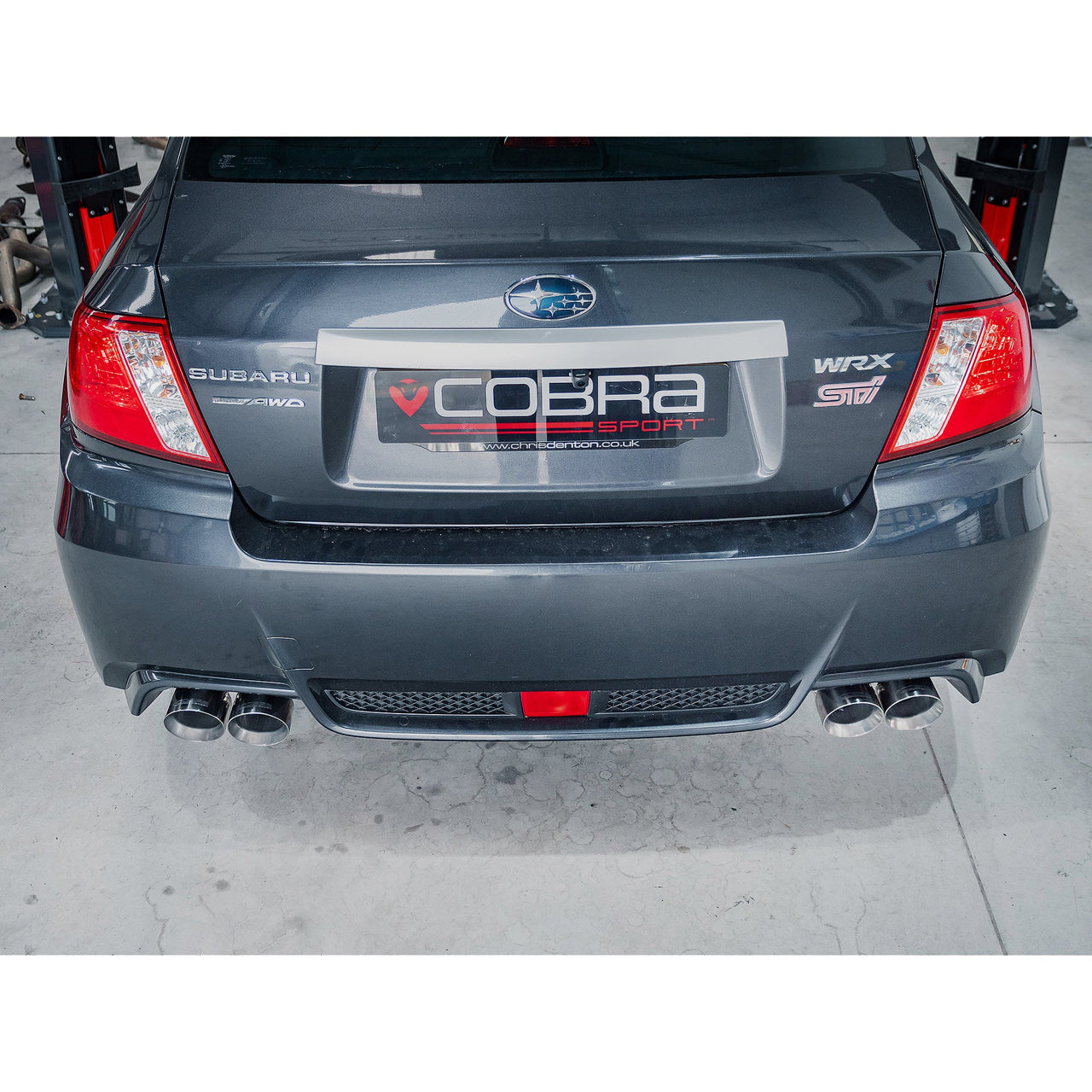 Cobra Sport Subaru WRX STI 2.5 Saloon (10-13) Turbo Back Performance Exhaust - Wayside Performance 