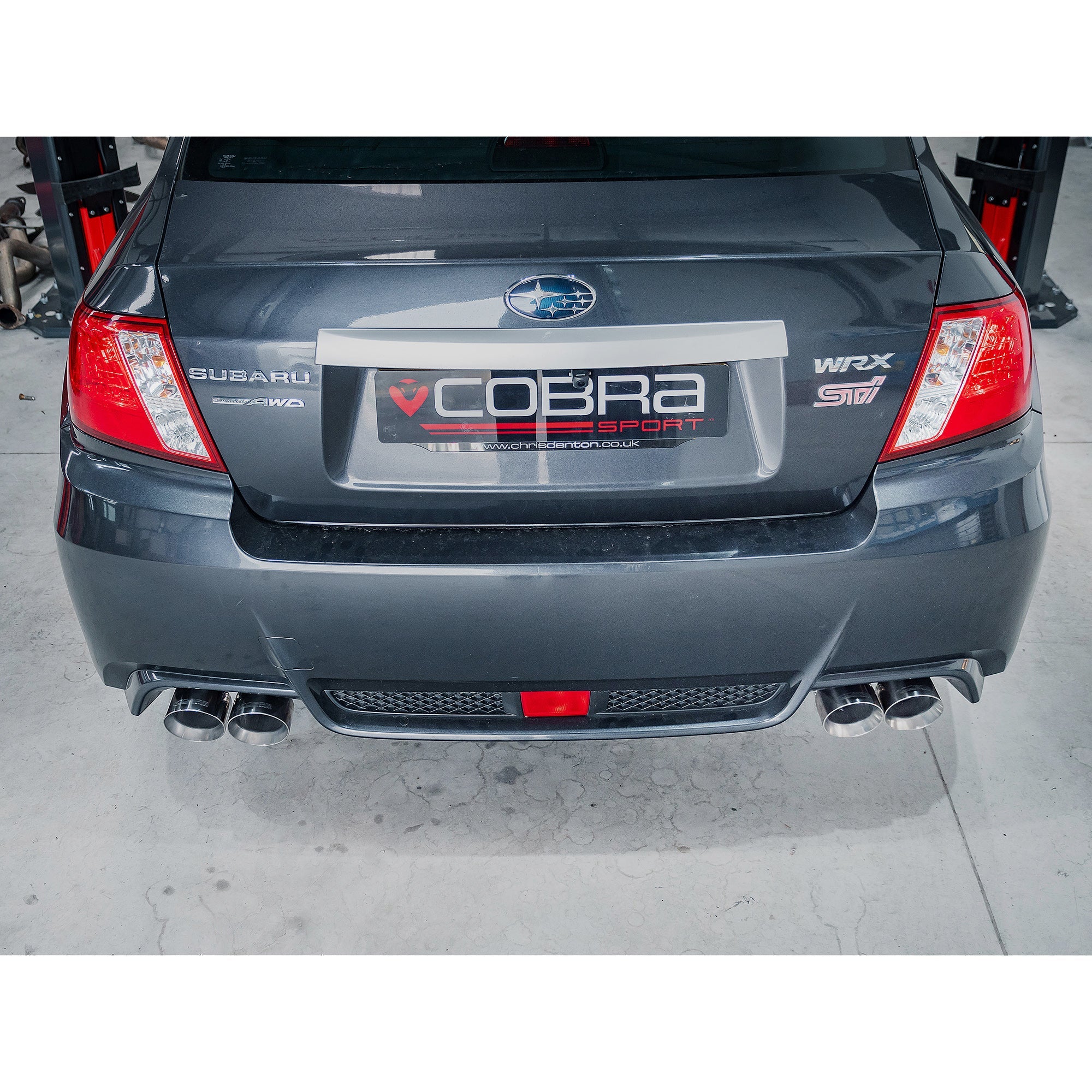 Cobra Sport Subaru WRX STI 2.5 Saloon (10-13) Turbo Back Performance Exhaust - Wayside Performance 