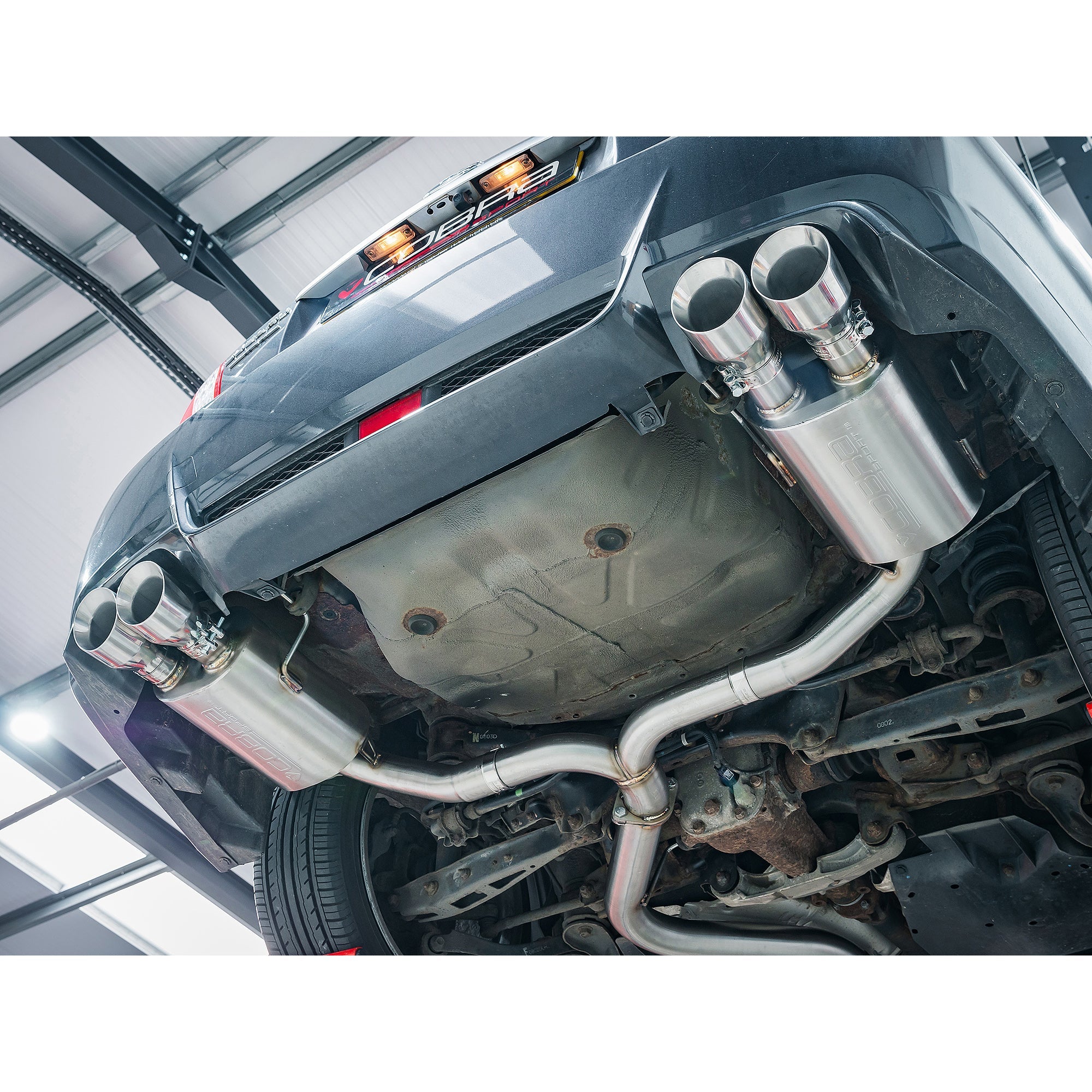Cobra Sport Subaru WRX STI 2.5 Saloon (10-13) Turbo Back Performance Exhaust - Wayside Performance 