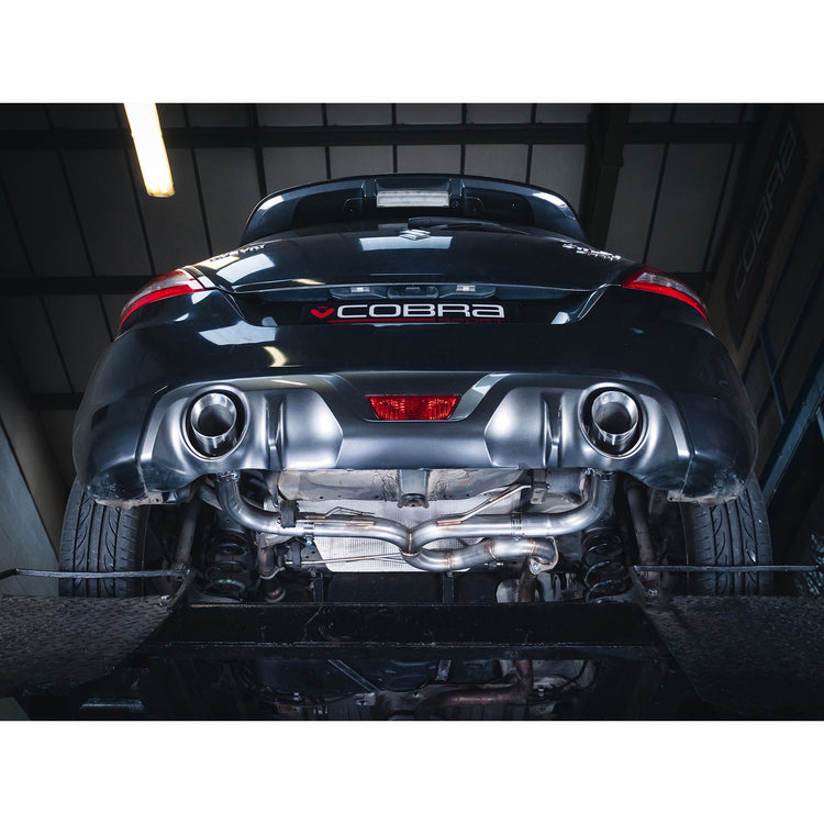 Cobra Sport Suzuki Swift Sport 1.6 VVT (ZC32S) (12-16) Venom Rear Axle Back Performance Exhaust - Wayside Performance 