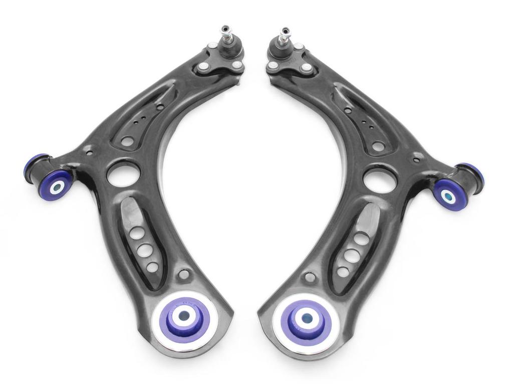 SuperPro TRC1070 Complete Lower Control Arm Kit for MQB MK7 Golf R Golf ...