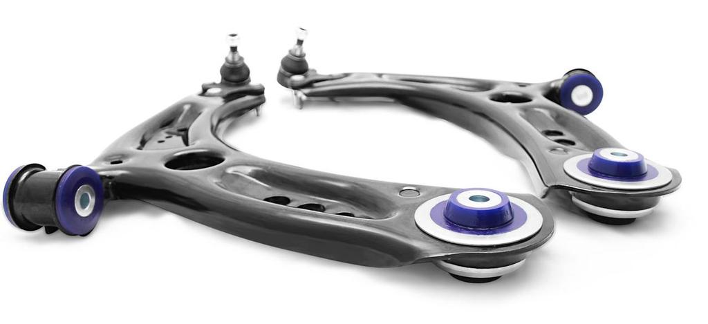 TRC1070-MOD Complete Lower Control Arm Kit (Steel Standard Alignment) for the 2016 to 2019 Volkswagen Golf MK7 2.0 R 360S 4motion - Wayside Performance 