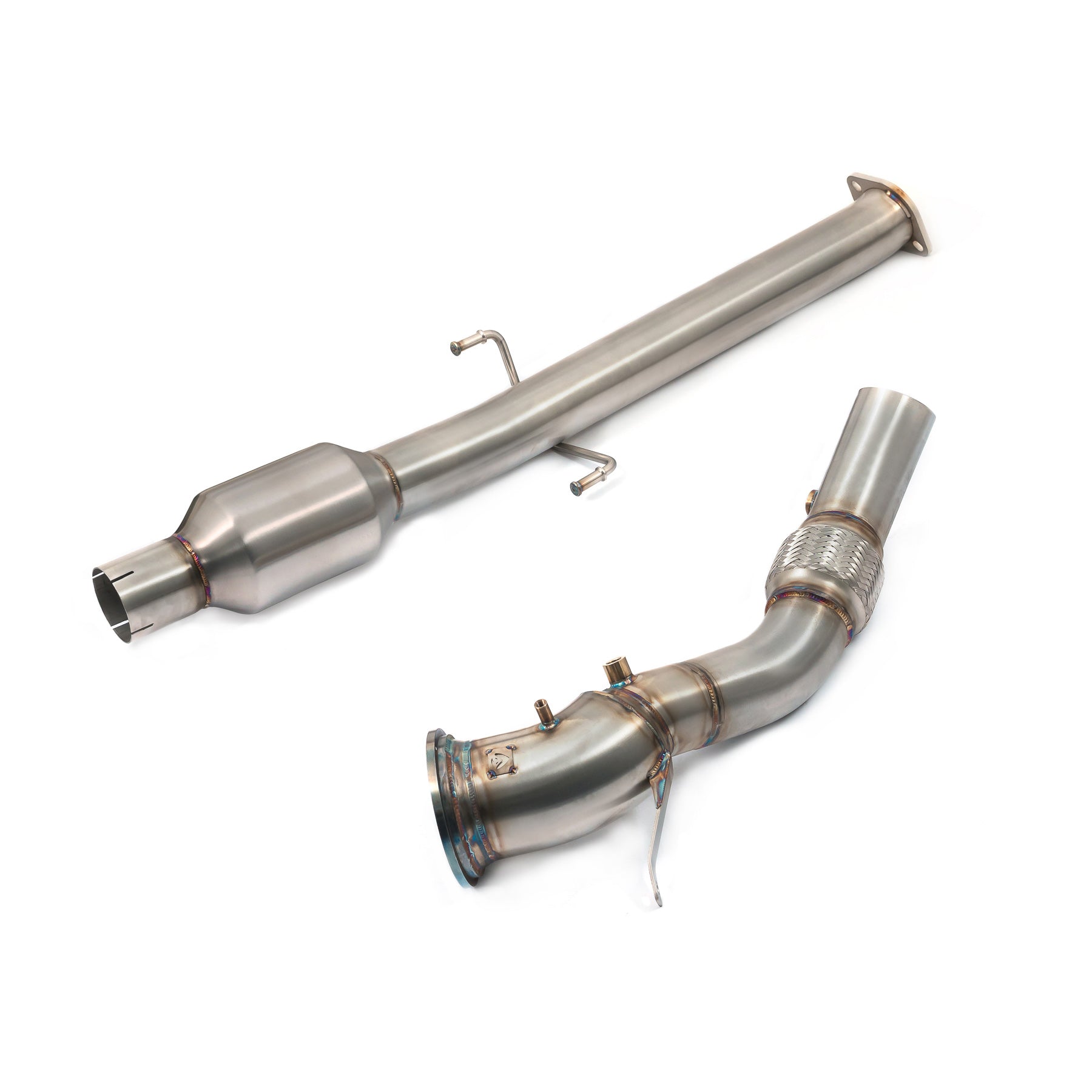 Toyota GR Yaris 1.6 Front Downpipe Sports Cat / De-Cat (incl GPF Delete) Performance Exhaust - Wayside Performance 