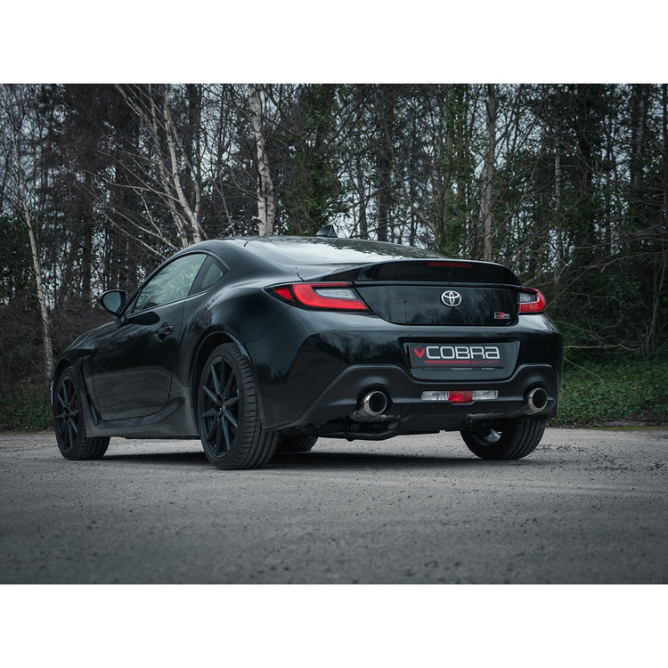 Cobra Sport Subaru BRZ 2.4L (22>) Secondary Cat Back Performance Exhaust - Wayside Performance 