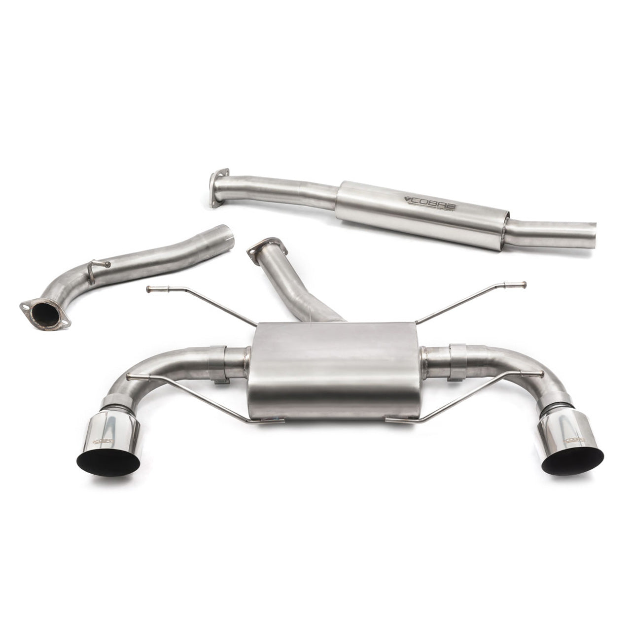 Cobra Sport Subaru BRZ 2.4L (22>) Secondary Cat Back Performance Exhaust - Wayside Performance 