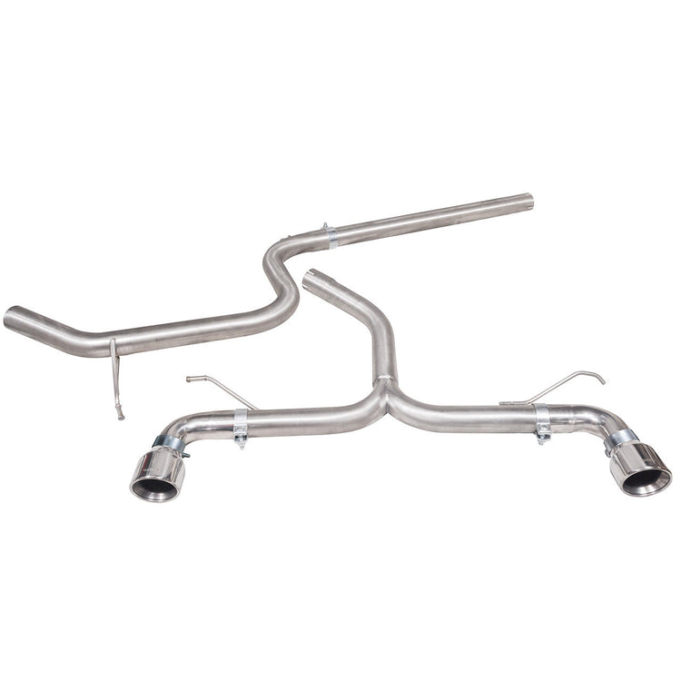 Cobra Sport VW Golf GTD (Mk7) 2.0 TDI (5G) (14-17) GTI Style Cat Back Performance Exhaust - Wayside Performance 
